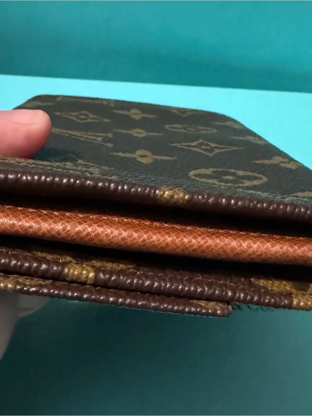 Louis Vuitton Brown Monogram Envelope Wallet